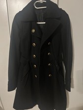 H&M Damen Mantel mit Gürtel