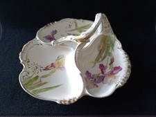 Obstschale, Franz Anton Mehlem, Ca. 1875-1896 Jugendstil, selten, rar