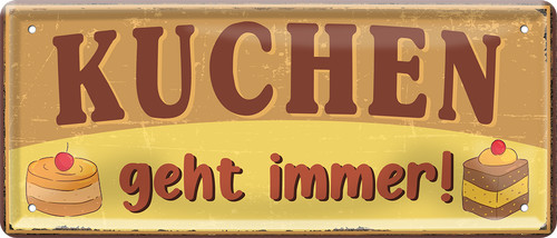 Kuchen geht immer 28x12cm - ''kuchen, immer!''
