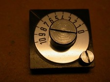 Poti Skalen Scheibe Vierkant