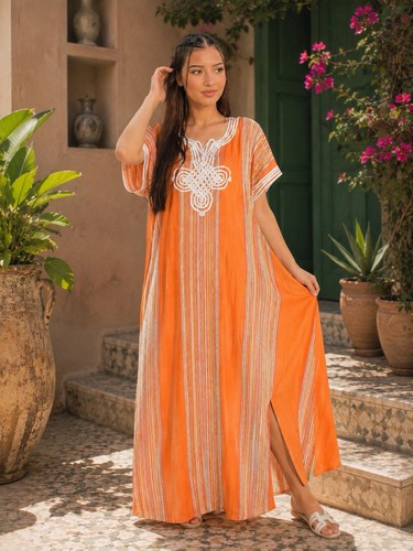 Damen kaftan marokkanisch lang - marokkanisch,