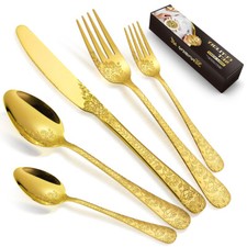 Edelstahl 40tlg.Gold