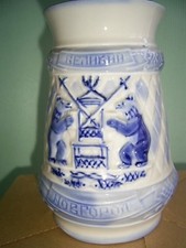 Russische Porzellan Bierkrug
