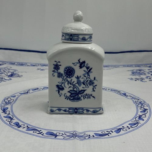 Volkstedt porzellan teedose - porzellan,