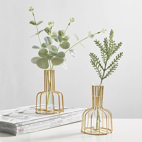 Blumenvase stück gold - blumenvase,