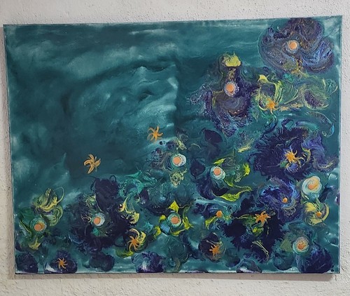Acrylbild selbst gemalt - , auf