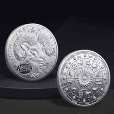 MEDAILLE - IHR STERNZEICHEN ZUR AUSWAHL - SILBER AUFLAGE - SELTEN