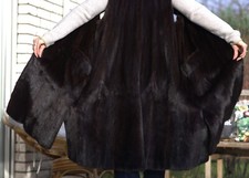 Nerzmantel Nerzweste Pelzmantel Nerz Pelz braun Gr. 38-40 Pelzweste