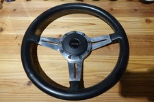 Lecarra Lenkrad Schwarz Leder