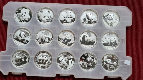 Yuan silber panda - yuan, 1