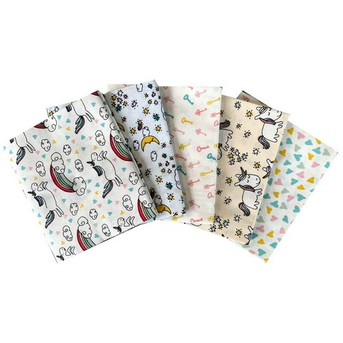 Stoffpaket einhorn - stoffpaket,