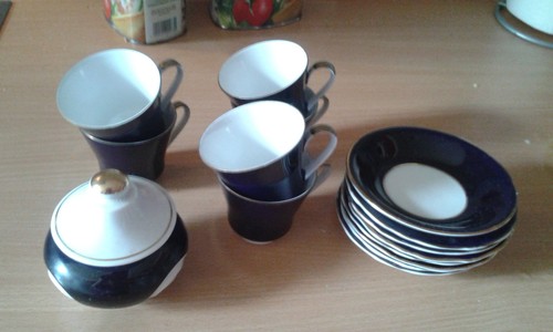 Zierliches esspressoservice - zierliches,