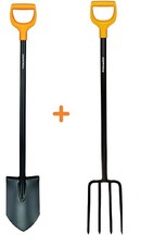 FISKARS SOLID SET Spatengabel 1003458 Gabel + Spitz Solid 131413 Gartenspaten