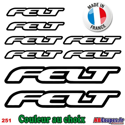 Felt aufkleber sticker - -,