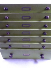 7 alte schöne Schubladen Holz Schubfach Schubkasten Lade Schieber Loft Shabby