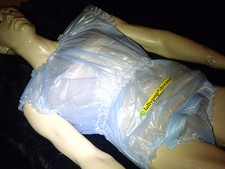 PVC Weichfolie Windelbody m.Klettverschluß  WINDELHOSE Erwachsene NEU  ML-LXL