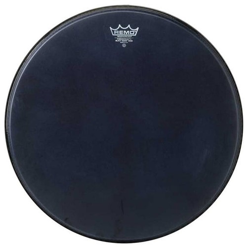 Remo powerstroke black suede - black,