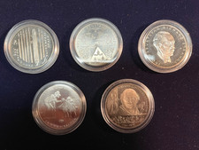 Kompletter Satz 5 x 10 Euro Gedenkmünzen Jahrgang 2014