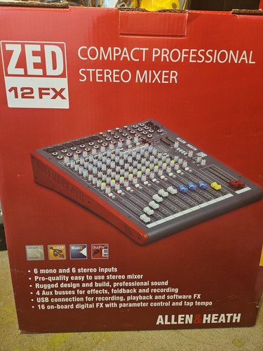 Allen heath zed 12fx - &, zed-12fx