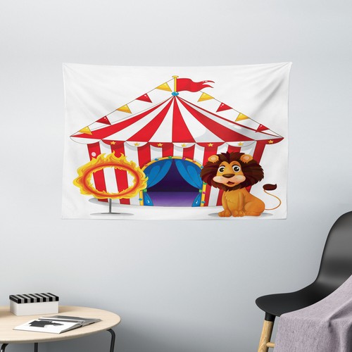 Zirkus wandteppich löwe - zirkus, und