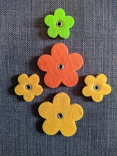 Filz Blumen | Frühling Sommer Deko | Basteln 
