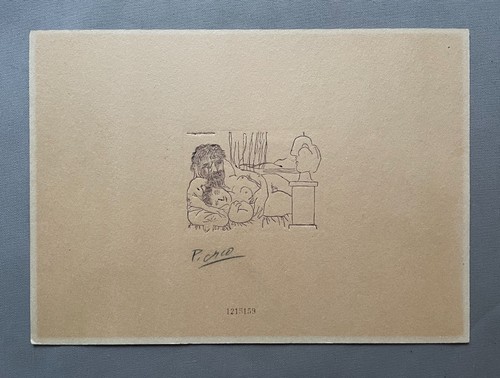 Radierung nach picasso - radierung,