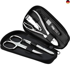 marQus Nageletui Herren Hochwertig - 5 teilig mit Feile aus Solingen - Maniküre 