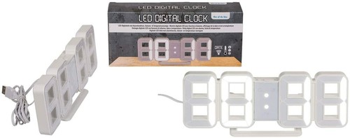 Led digitaluhr mit - 3d,