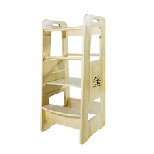 B-WAREN 40x40x92cm Lernturm Lernstuhl Kinderstuhl Küche Learning Tower