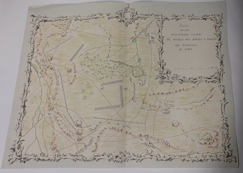 Schlesien handzeichnung 1761 - schlesien,
