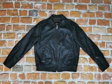 *CHEVIGNON 57 VINTAGE BIKER LEDERJACKE*SCHWARZ*MOTORRAD*CASUAL*GR: M*TIP TOP