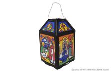 Kastenlaterne Motiv St. Martin, glatt Retro Nostalgie Pappe