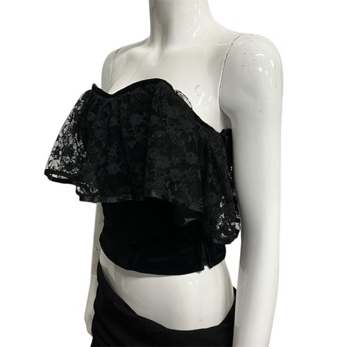 Vintage 80er corsage top - 80er, mit