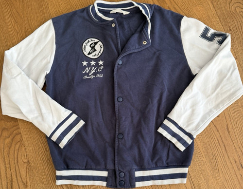 Collegejacke jungen blau - h&m,