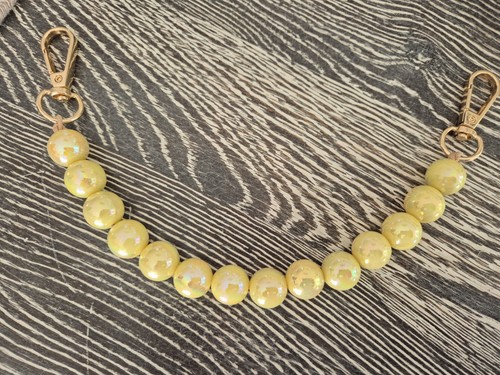 Perlenkette träger tasche - perlenkette,
