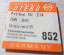 OTERO Sekundescheibe blau weiß 796 846  neuwertig ältere Lagerware