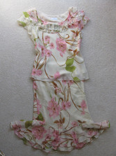 Top! Luxus reine Seide Chiffon