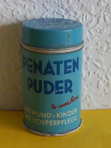 Penatenpuder blechdose blau - penatenpuder,