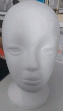Styropor-Kopf/ Parücken-Halter/ weiß/ Schaufensterpuppe