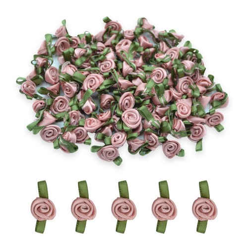 Satinband rosen 12 mm - satinband,