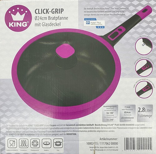 Bratpfanne king click grip - king, click-grip