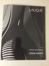 ZAHA HADID, 'Crystal Architecture' promotional brochure, Lalique,  2014.