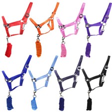 L-Sport Set Nylon Halfter und weicher Strick mit Karabinerhaken