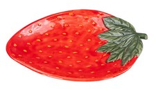Teller Erdbeere Keramik 26cm