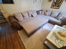 couch .Bigsofa ..couchgarnitur.braun.beige.