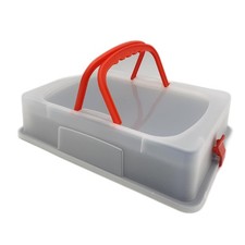 Dr.Oetker Rechteck-Springform mit Haube 38 x 25 cm Emaille, ecki - Unvollständig