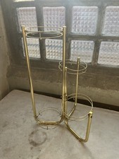 Blumenregal Metall Gold