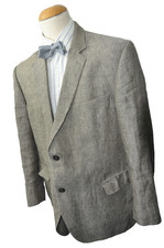 LEINEN Blazer Ecossé SAKKO