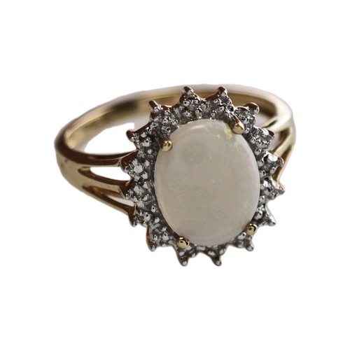 Gold opal ring größe - opal,