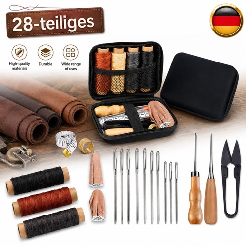 Stück leder nähset - leder,